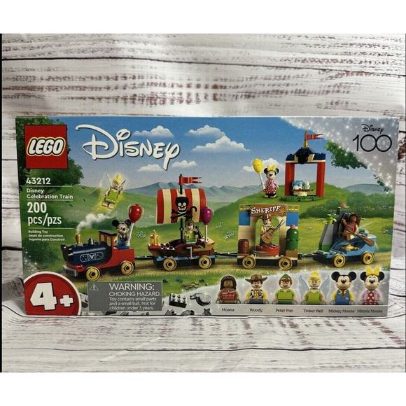 LEGO Disney 100 Celebration Train 43212 and Brick Headz 40622 Building Sets New - Picture 9 of 16